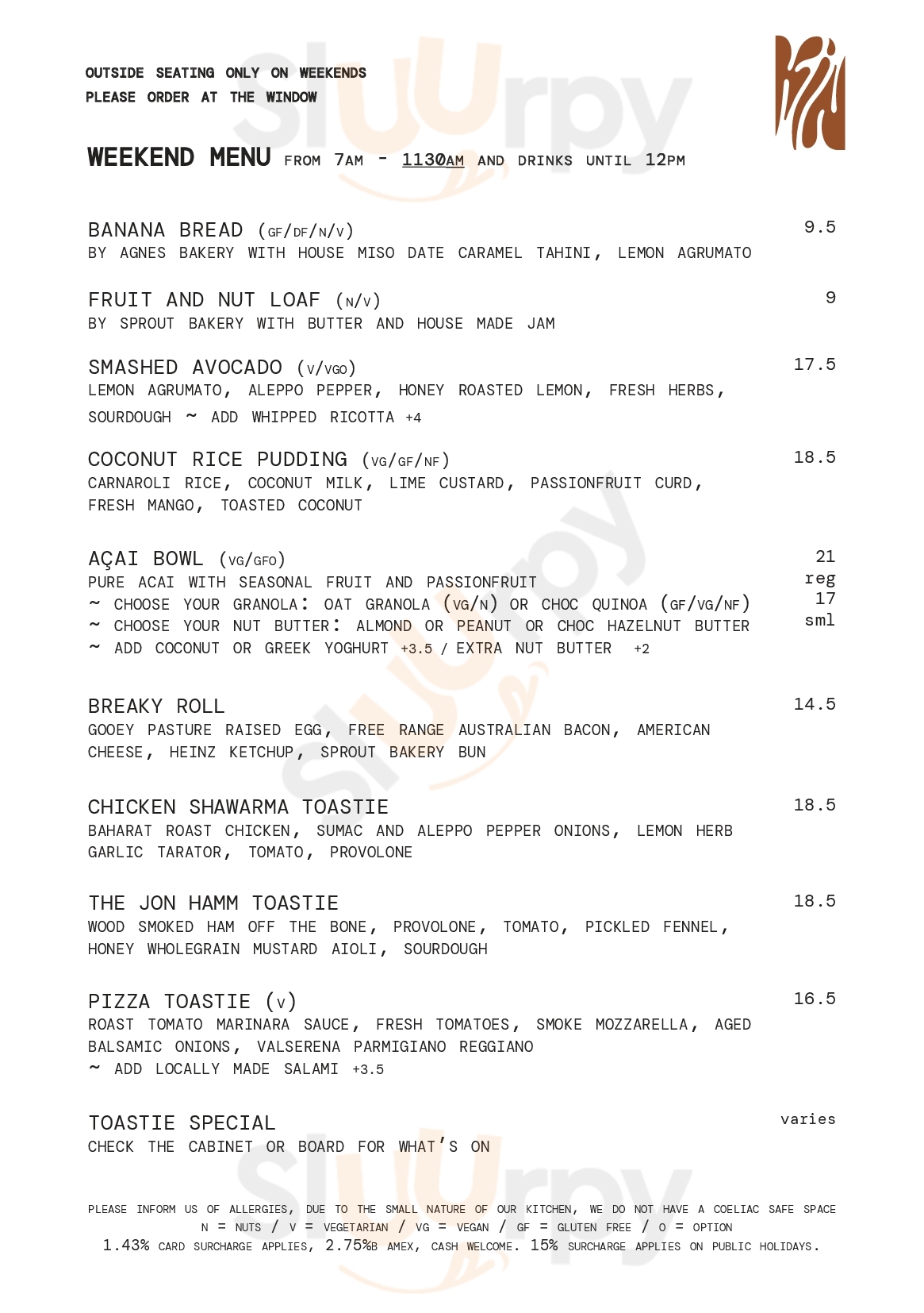 Main Menu - Kin And Co Cafe