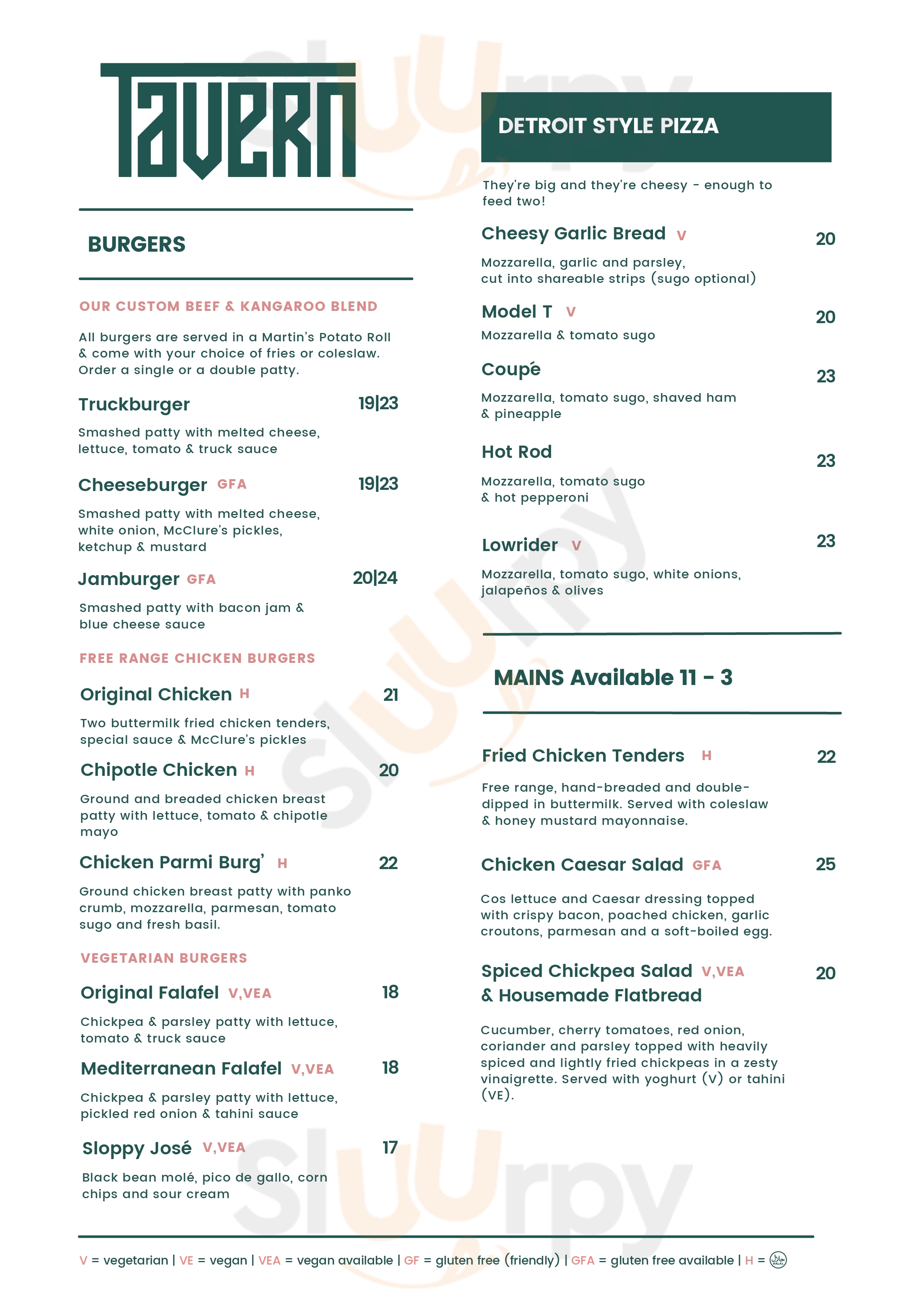 Burger Theory Adelaide Menu - 1