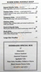 Shimbashi Soba & Sake Bar