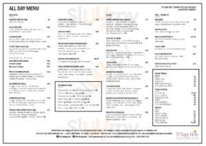 Village Cafe At Whiteman Park menu