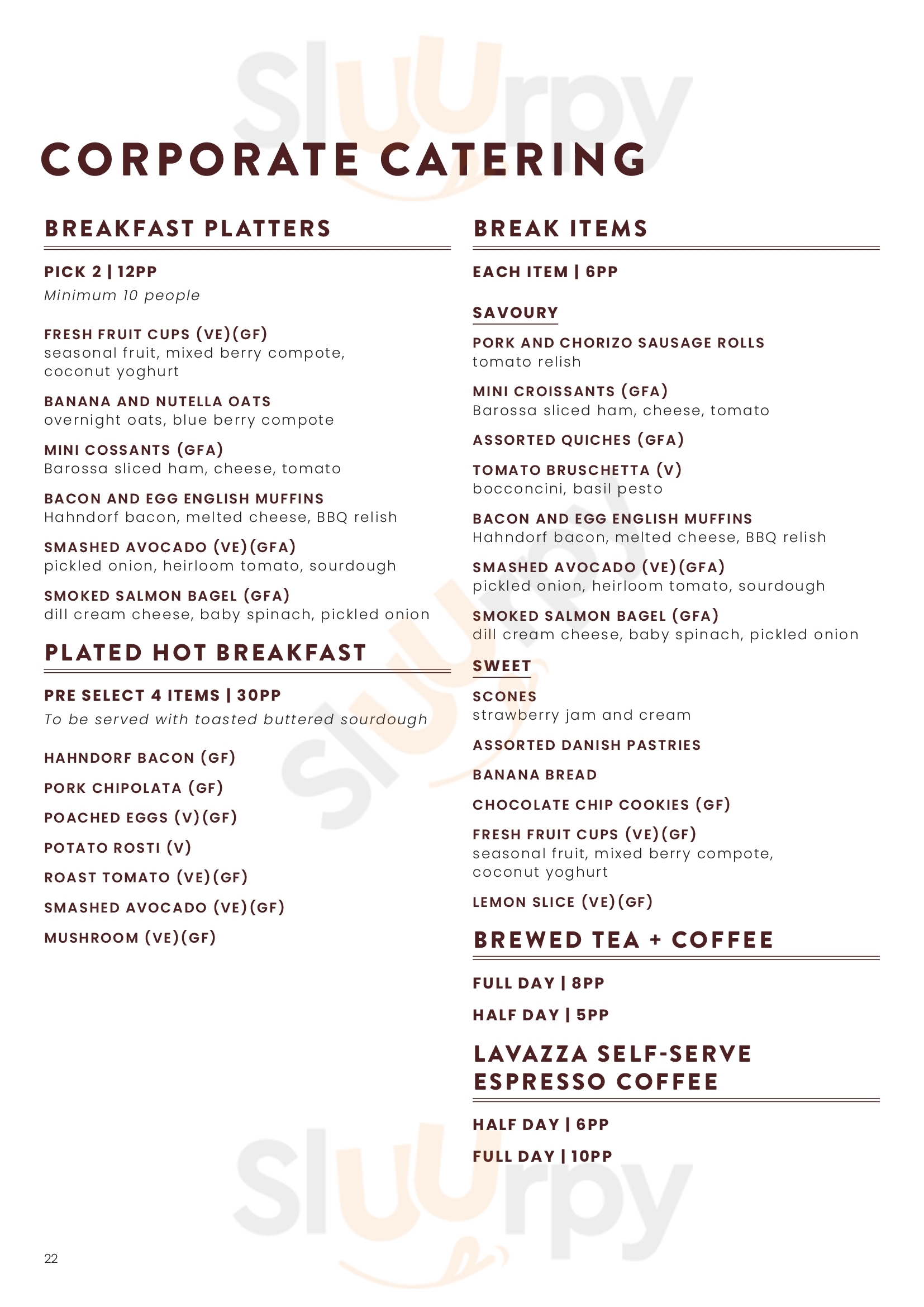 Sportys Bar & Arena Fullarton Menu - 1