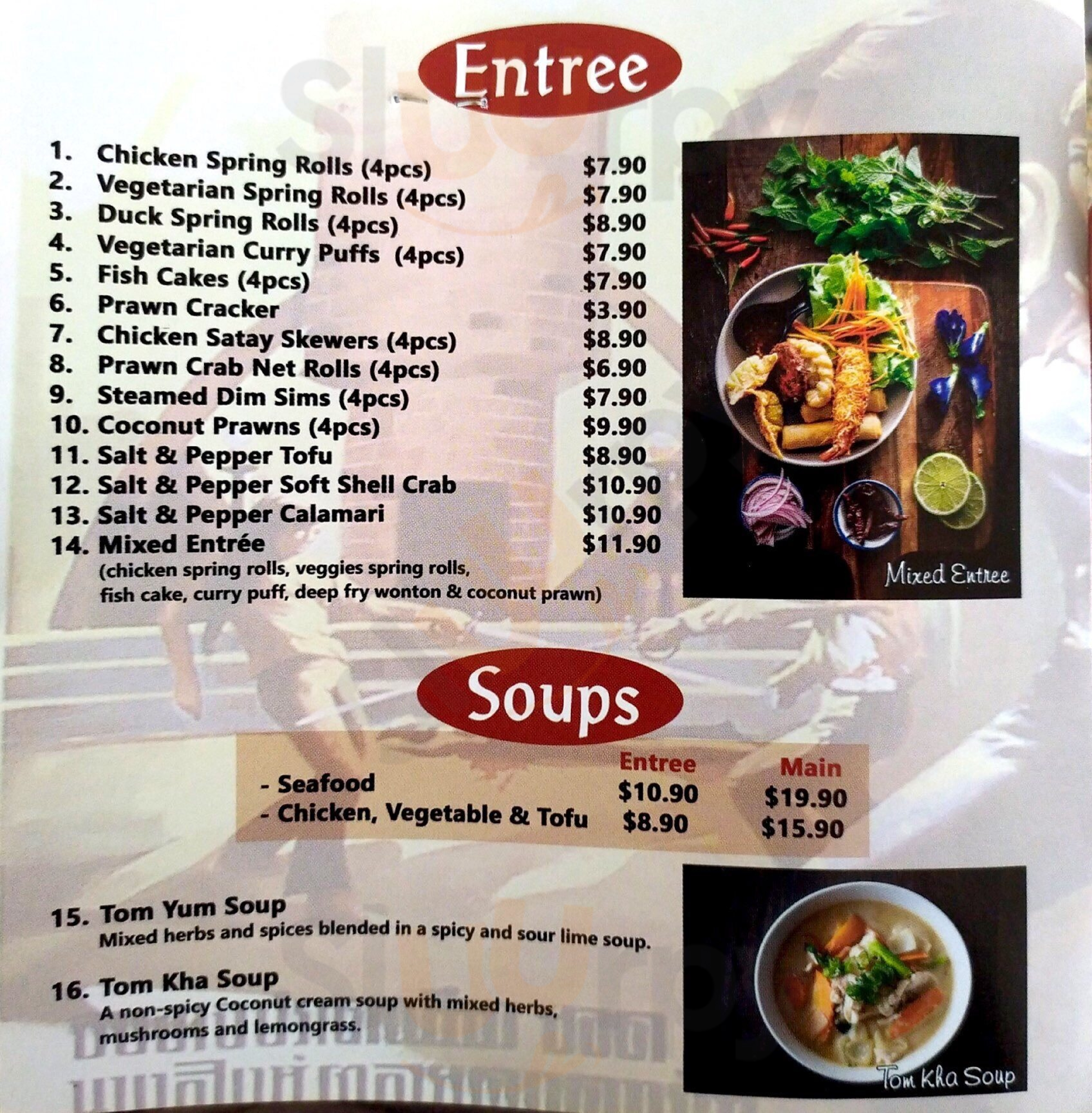 Chili Coco Thai Kitchen And Cafe Brisbane Menu - 1