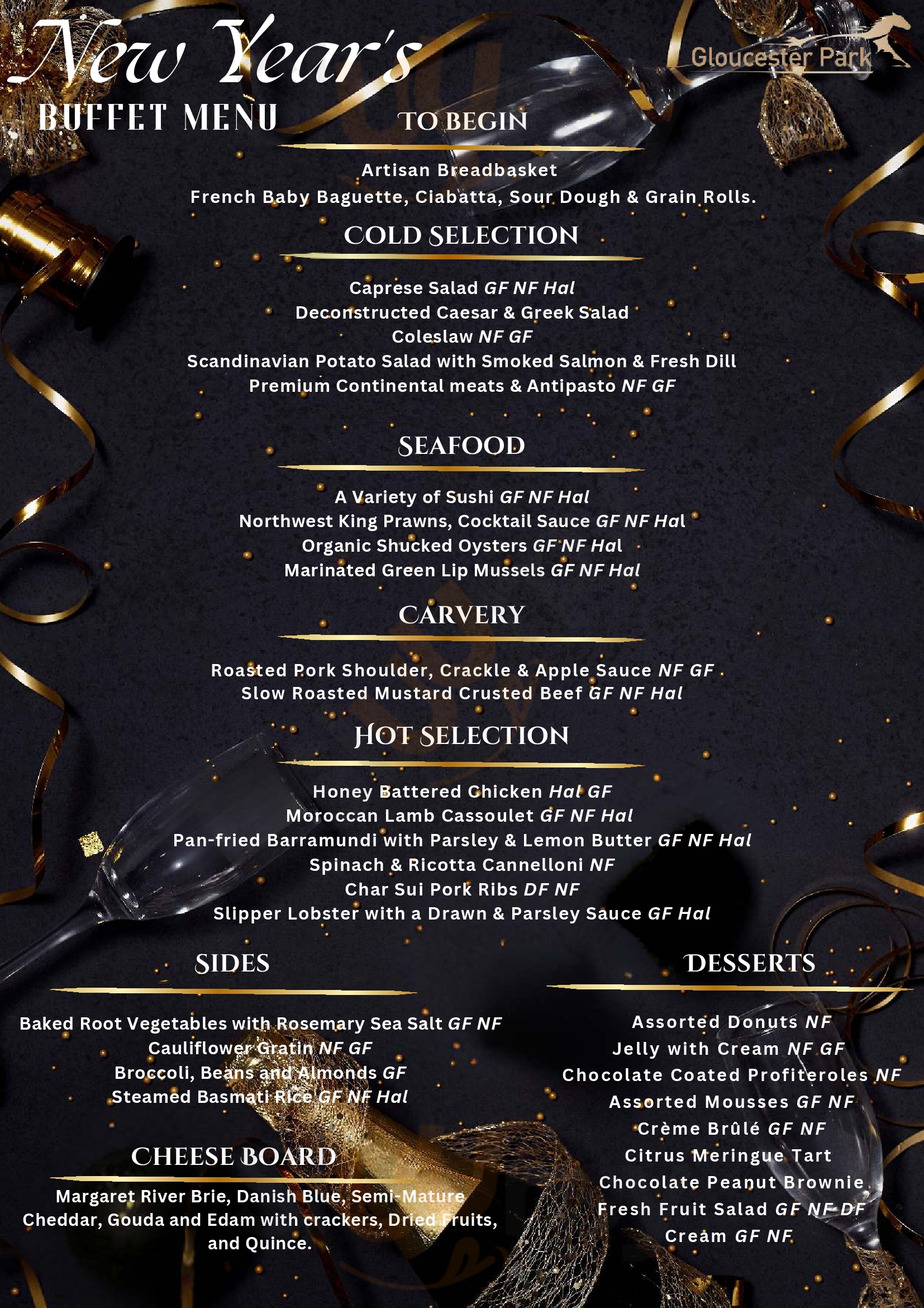 Main Menu - Gloucester Park