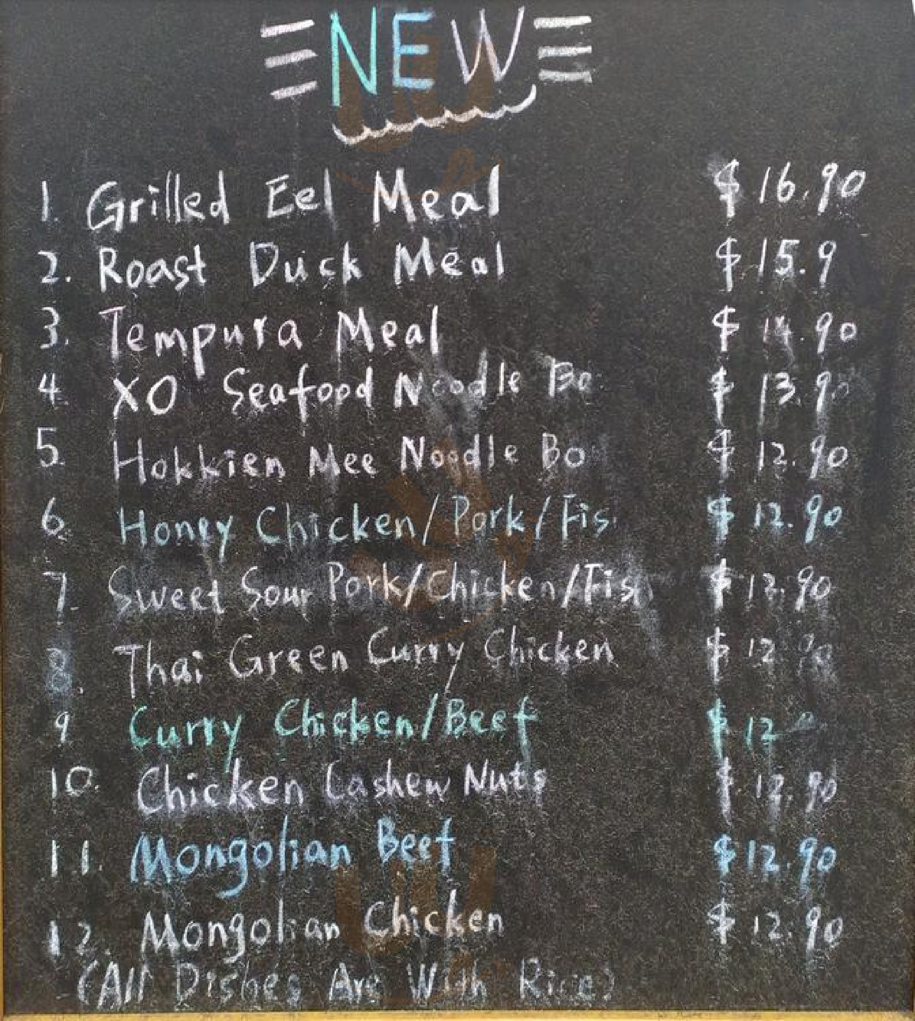 Main Menu - O'ba-san Sushi Takeaway