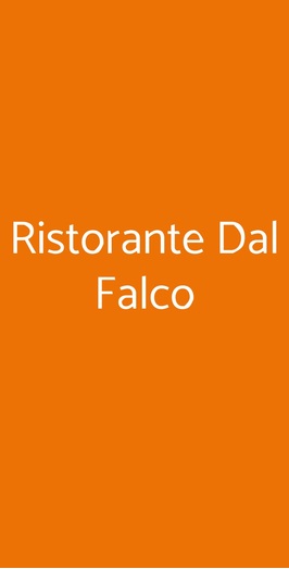 Ristorante Dal Falco, Pienza