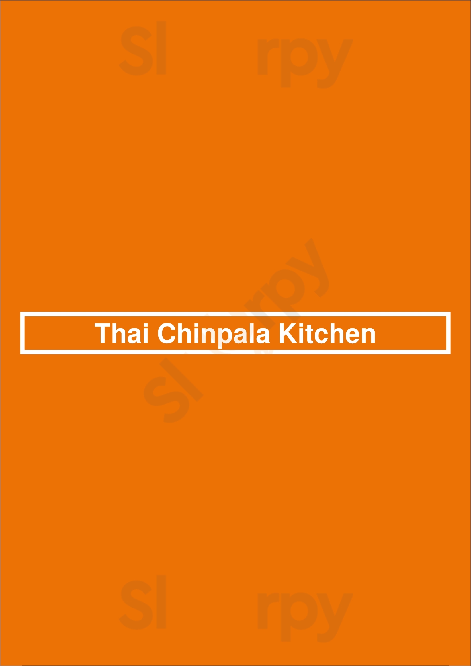 Thai Chinpala Kitchen Brisbane Menu - 1