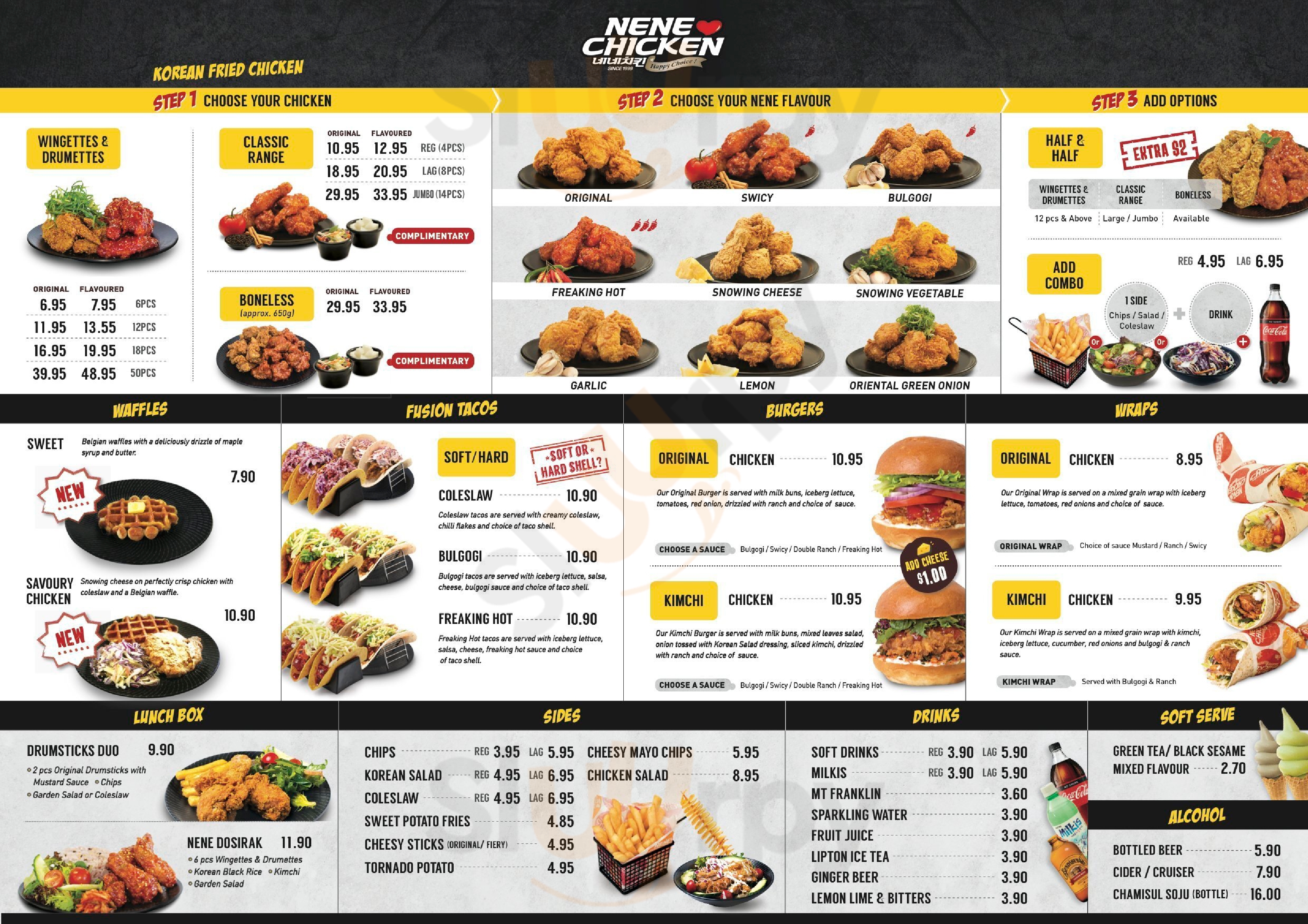 Nene Chicken Brisbane Menu - 1