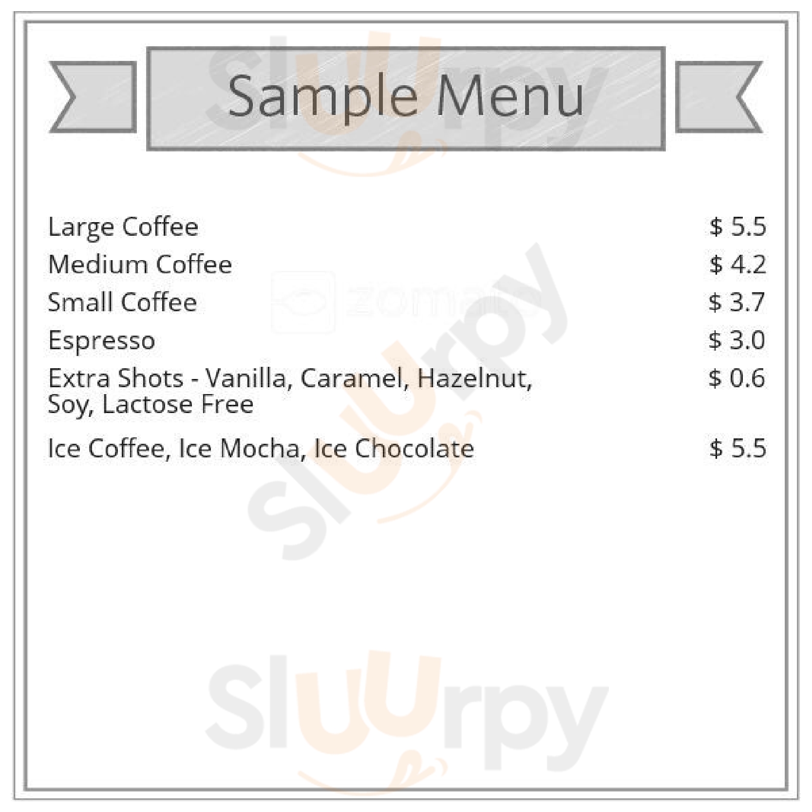 Raphy's Espresso Brisbane Menu - 1