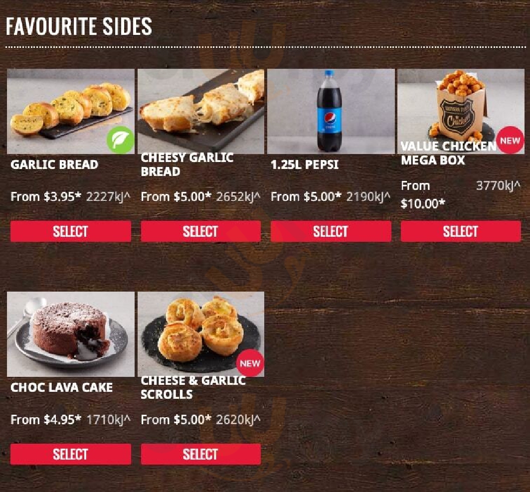 Domino's Pizza Brisbane Menu - 1