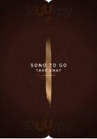 Sono Japanese Restaurant menu