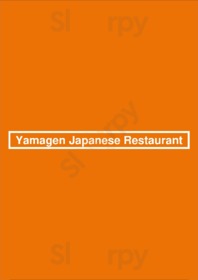 Yamagen Japanese Restaurant menu