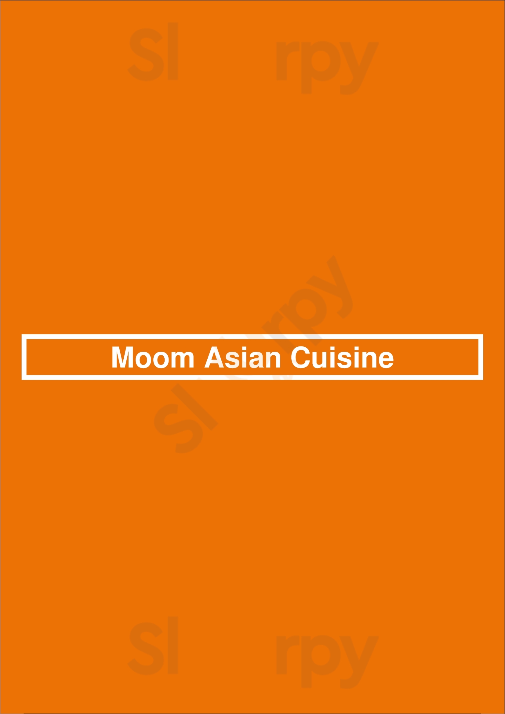Moom Asian Cuisine Mooloolaba Menu - 1