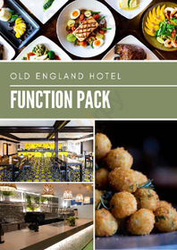Old England Hotel menu