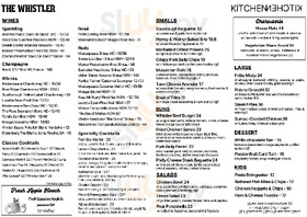 The Whistler menu