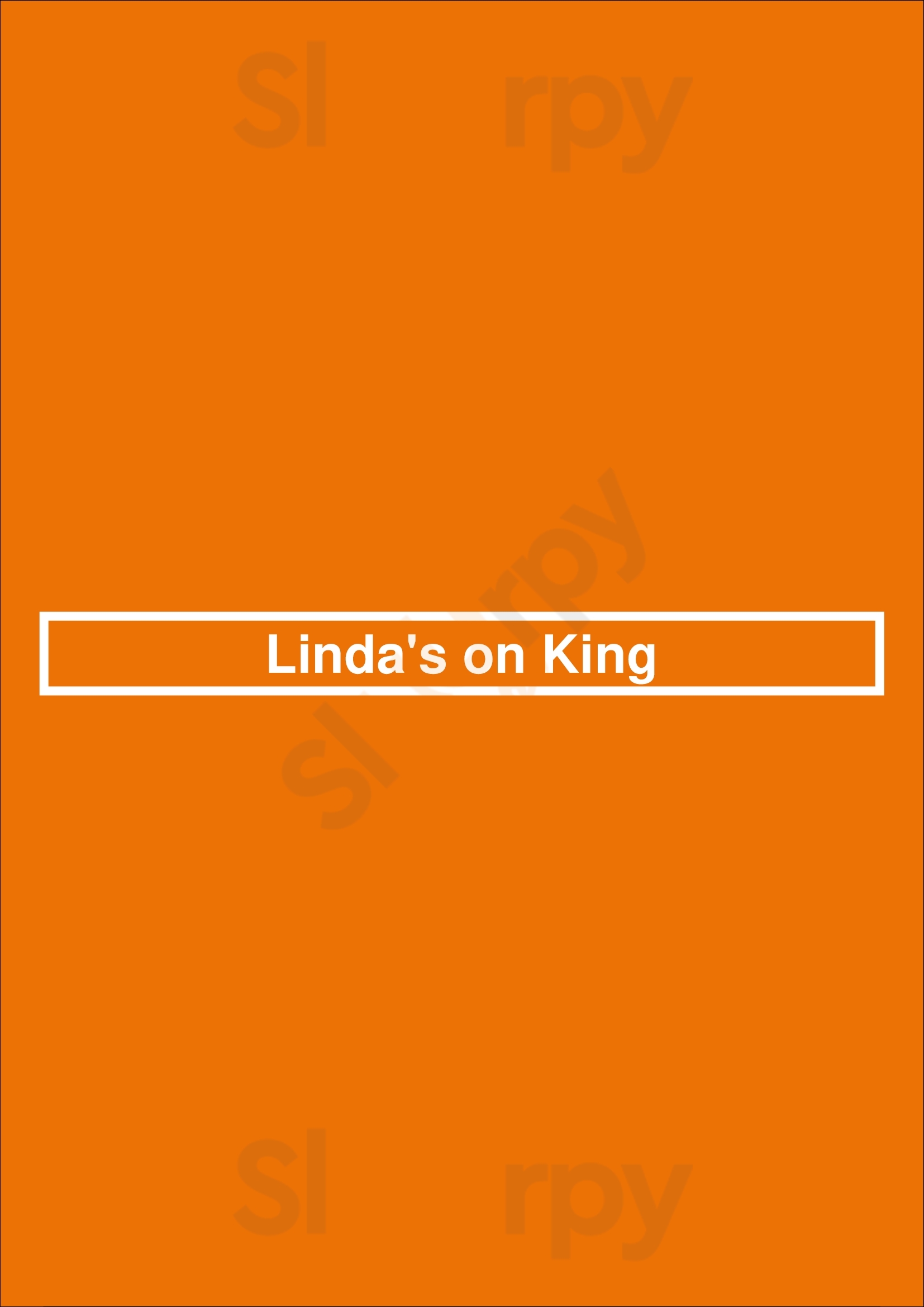 Linda's On King Newtown Menu - 1