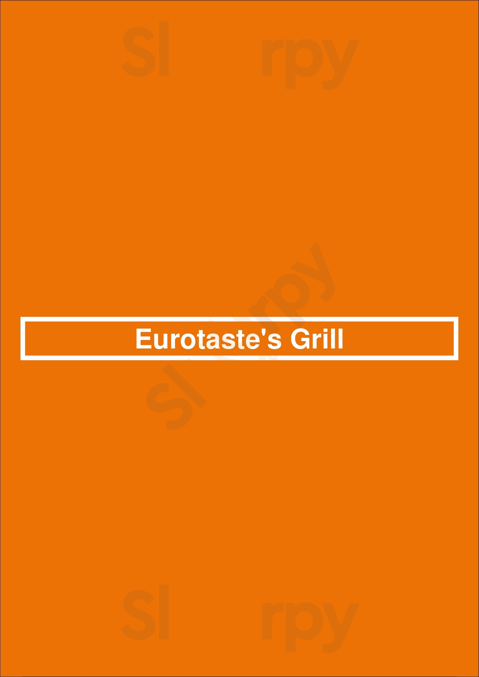 Eurotaste's Grill Bankstown Menu - 1