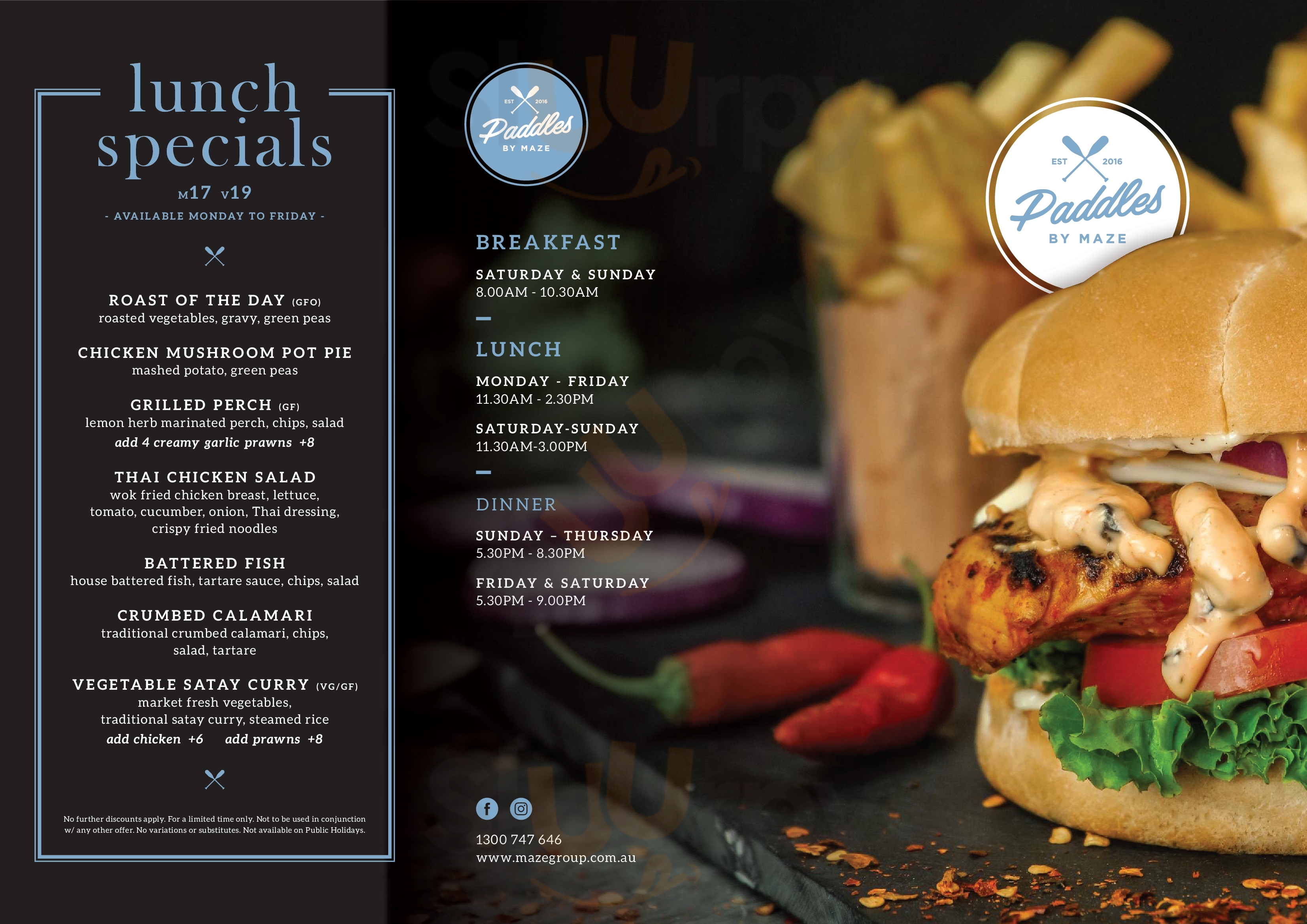 Main Menu - Paddles By Maze