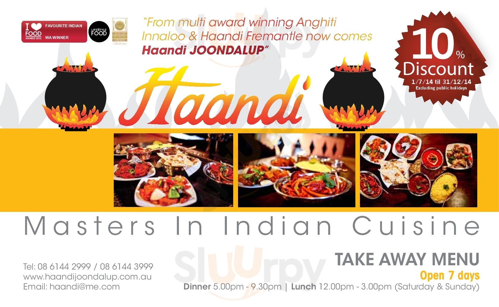 Haandi Indian Restaurant Joondalup Menu - 1