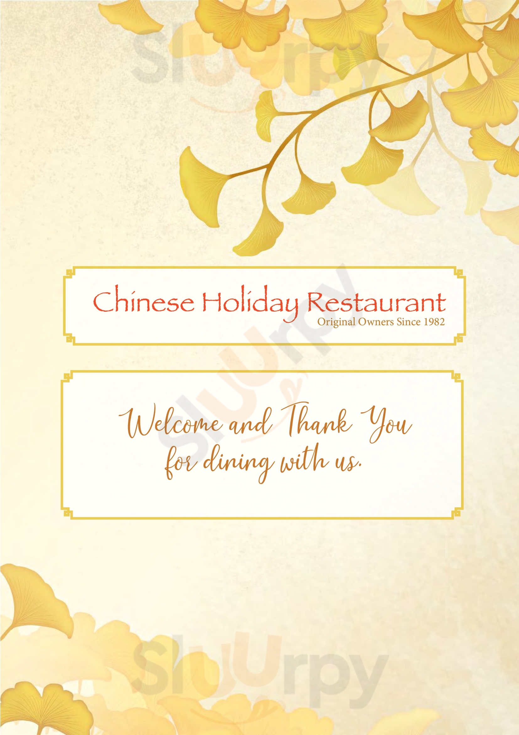 Chinese Holiday Restaurant Caloundra Menu - 1