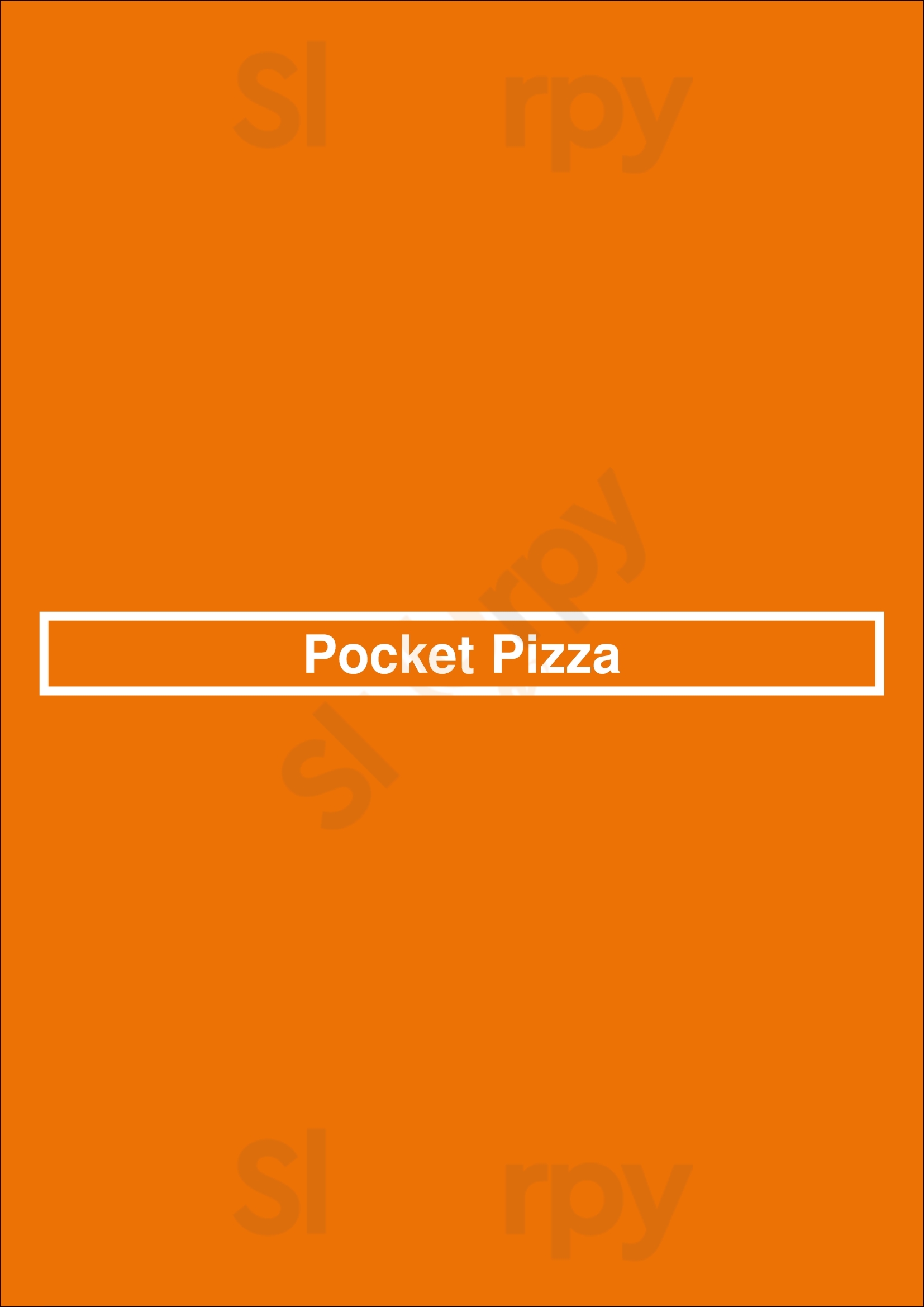 Pocket Pizza Manly Menu - 1