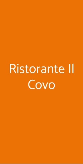 Ristorante Il Covo, Montepulciano