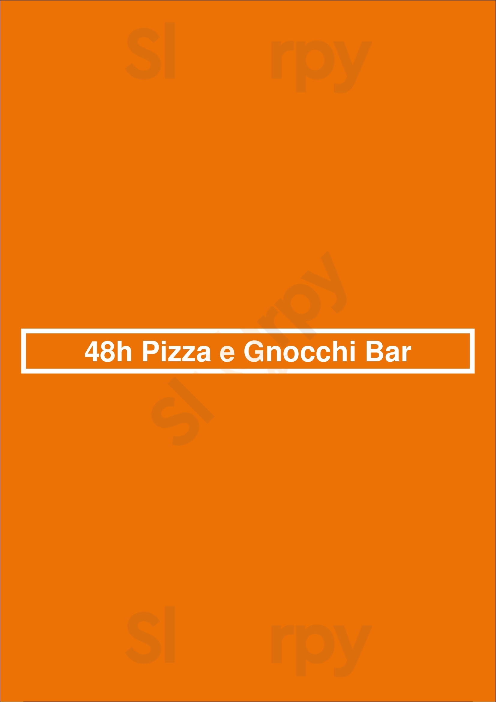 48h Pizza E Gnocchi Bar Elsternwick Elsternwick Menu - 1