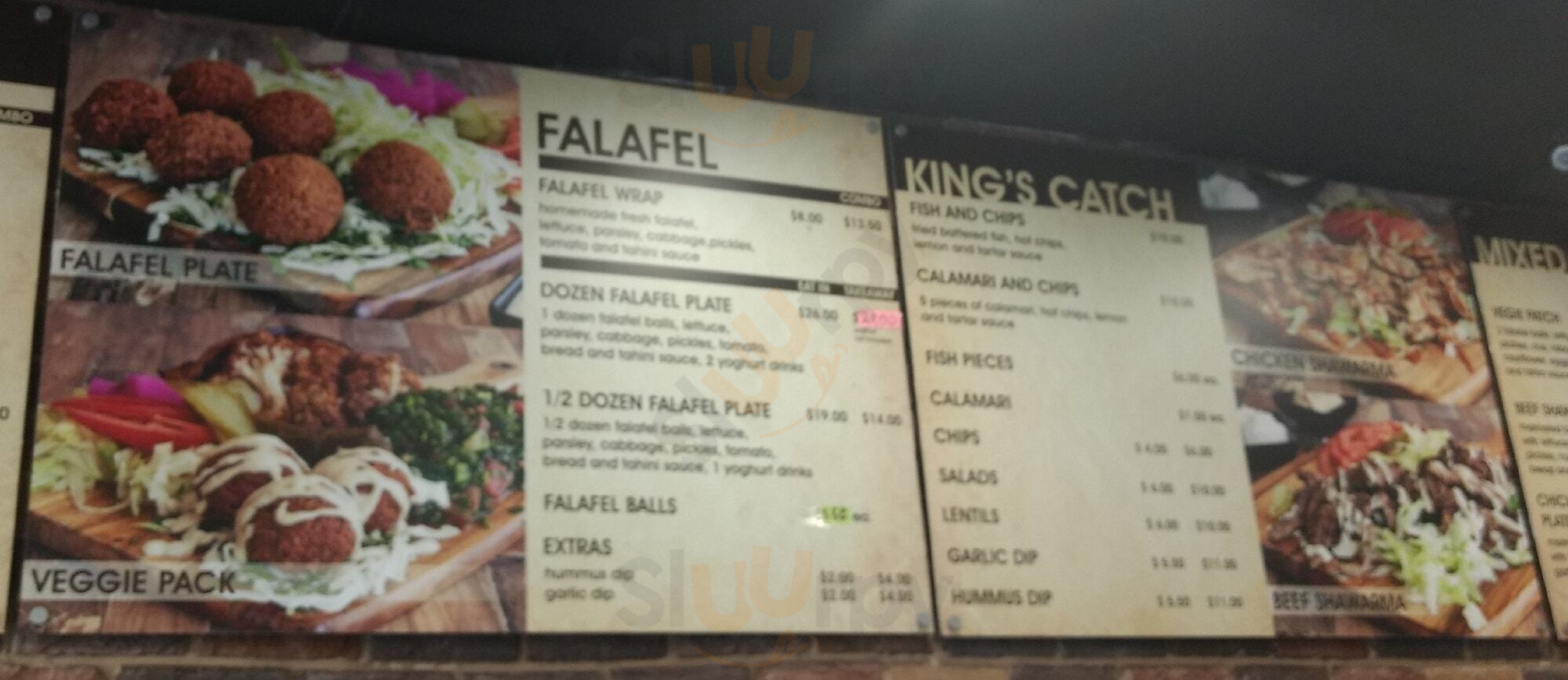 Falafel On King Newtown Menu - 1