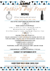 Zimt Patisserie Bakery Cafe menu