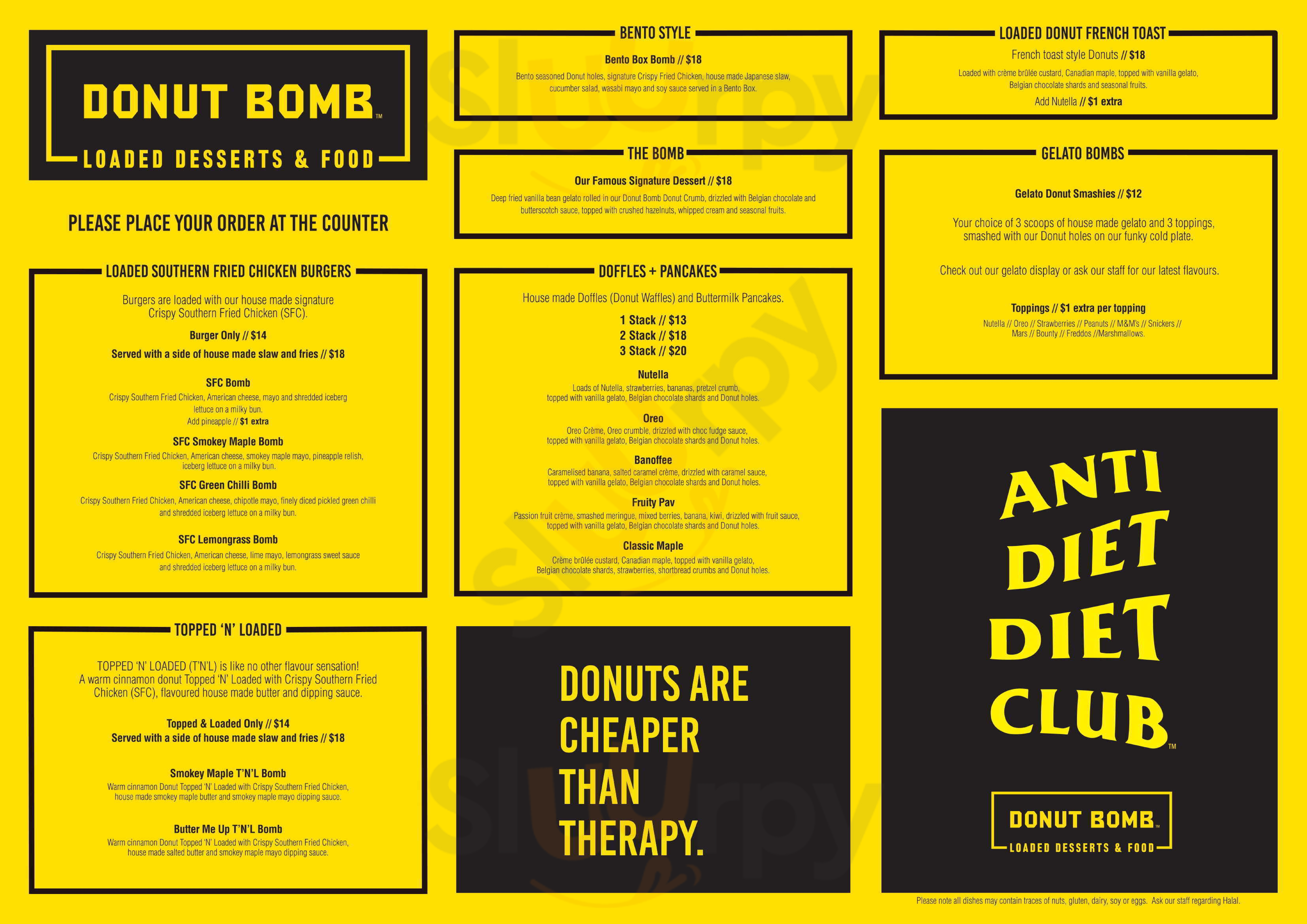 Donut Bomb Liverpool Menu - 1