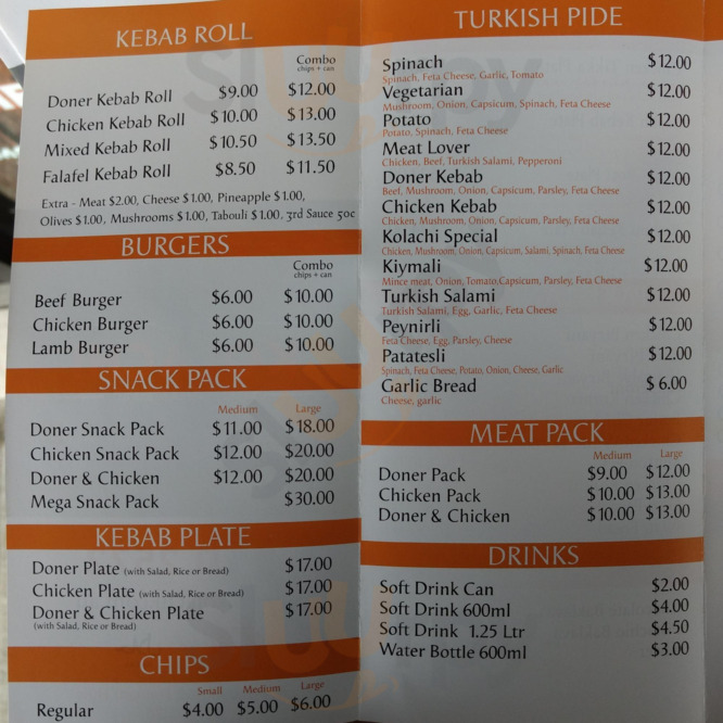 Kolachi menu deals