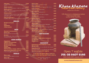 Khana Khazana Authentic Indian Cuisine