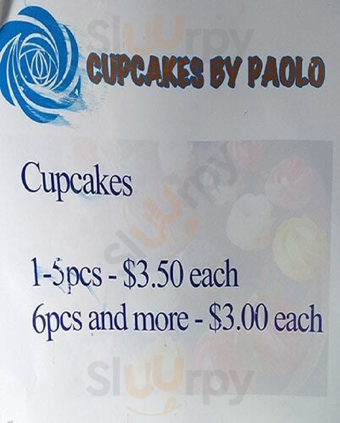 Cupcakes By Paolo Footscray Menu - 1