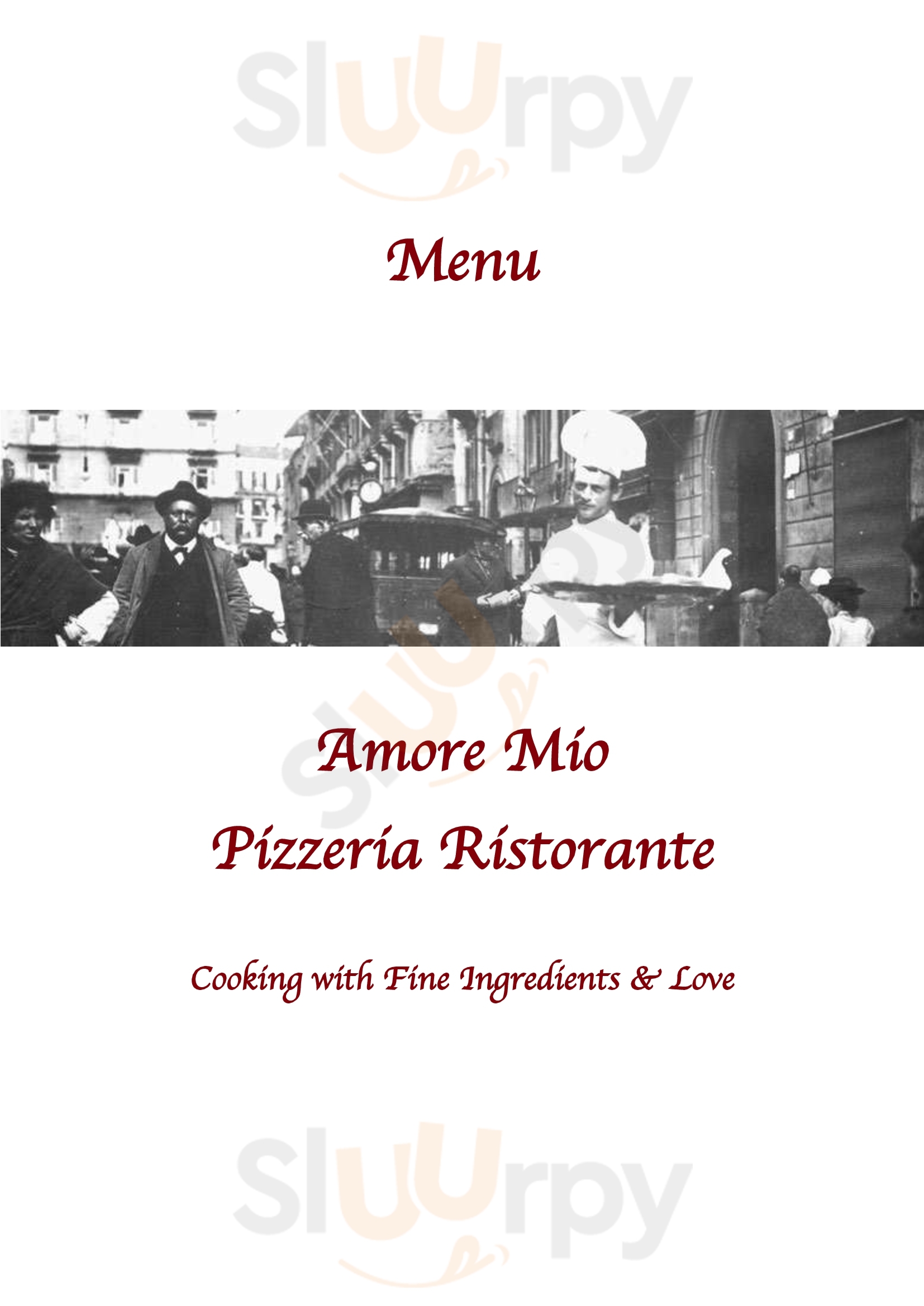 Amore Mio Maylands Menu - 1