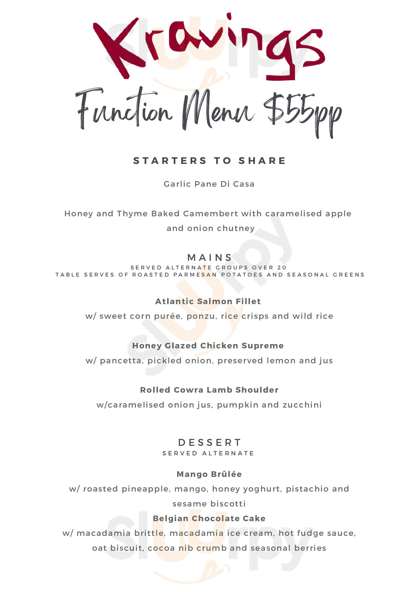 Kravings Kurmond Menu - 1