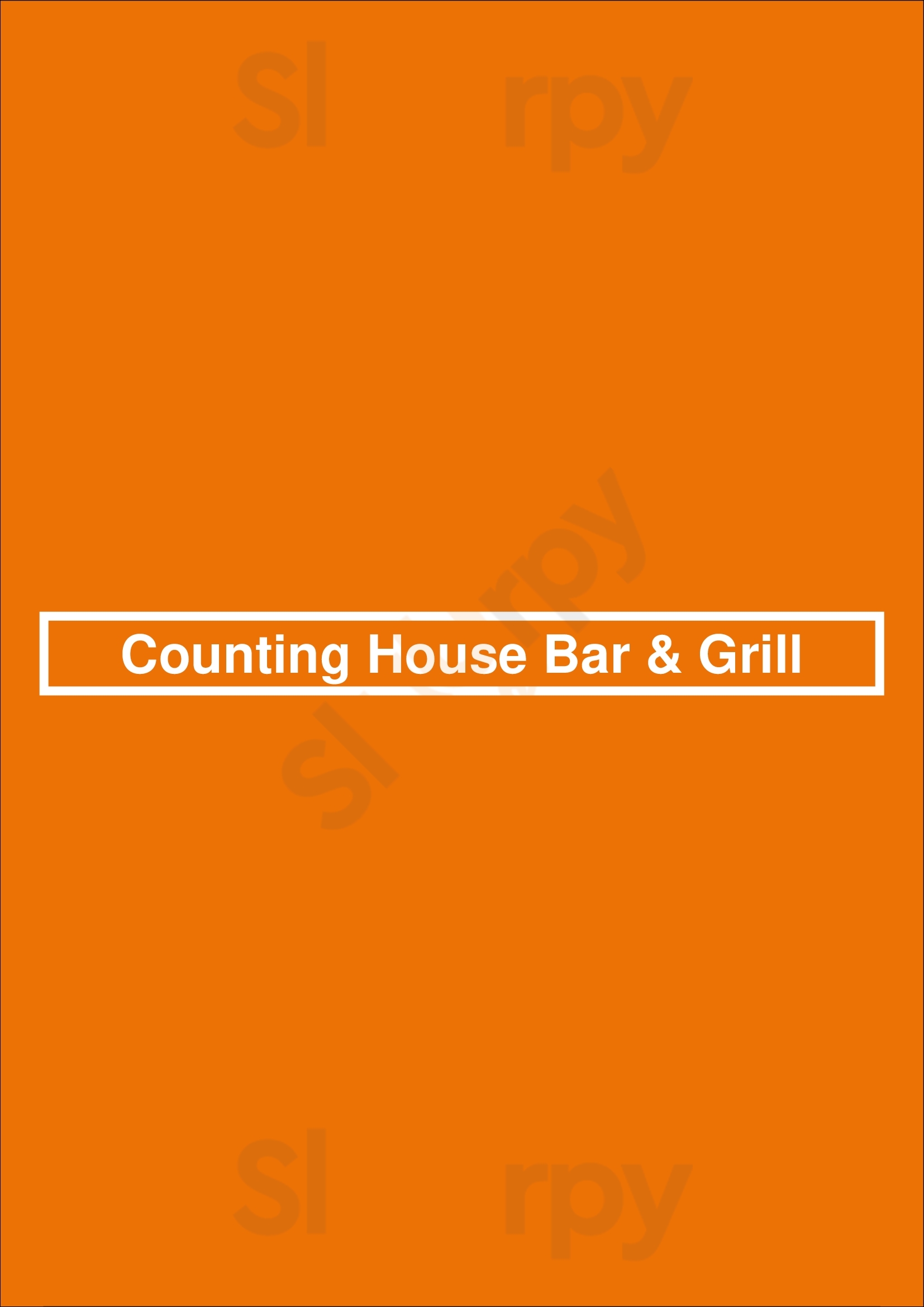 Counting House Bar & Grill Mornington Menu - 1