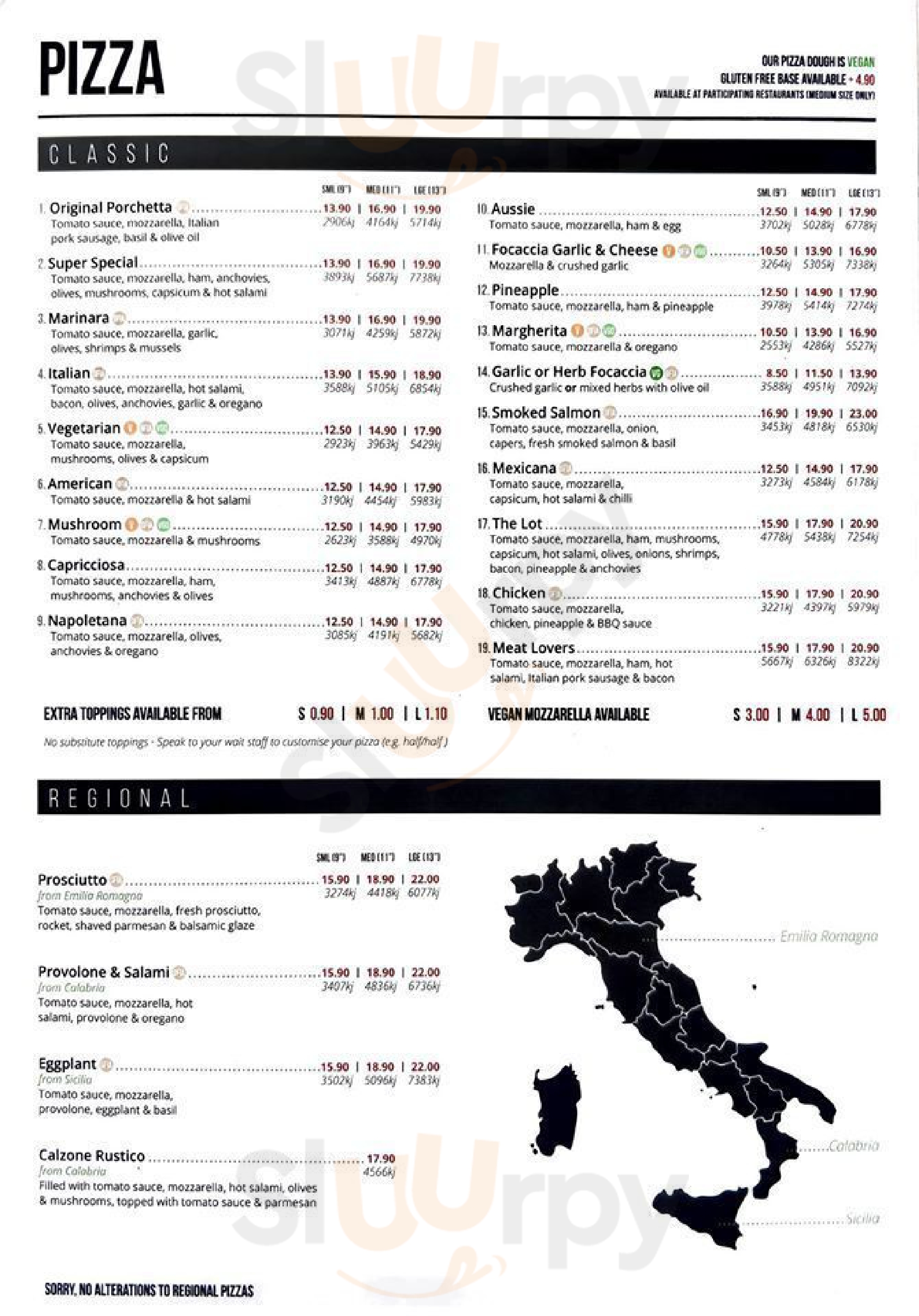 La Porchetta Maroondah Menu - 1