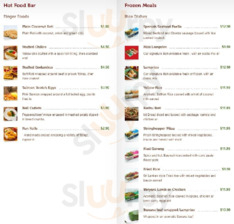 Curry & Chips menu