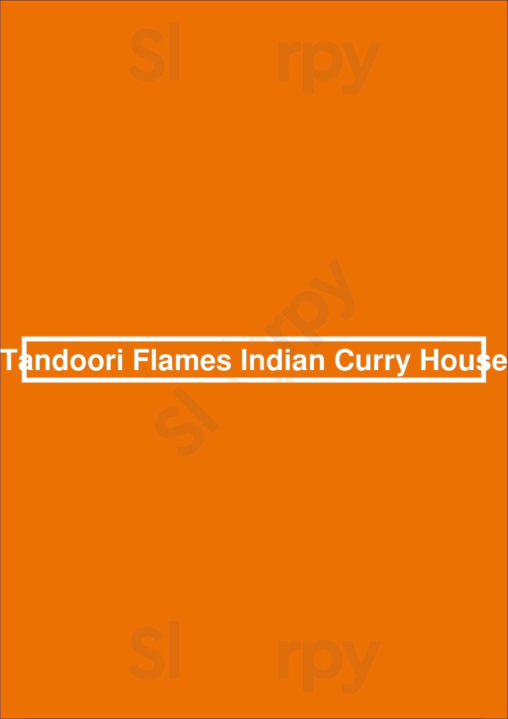 Tandoori Flames Indian Curry House Claremont Menu - 1