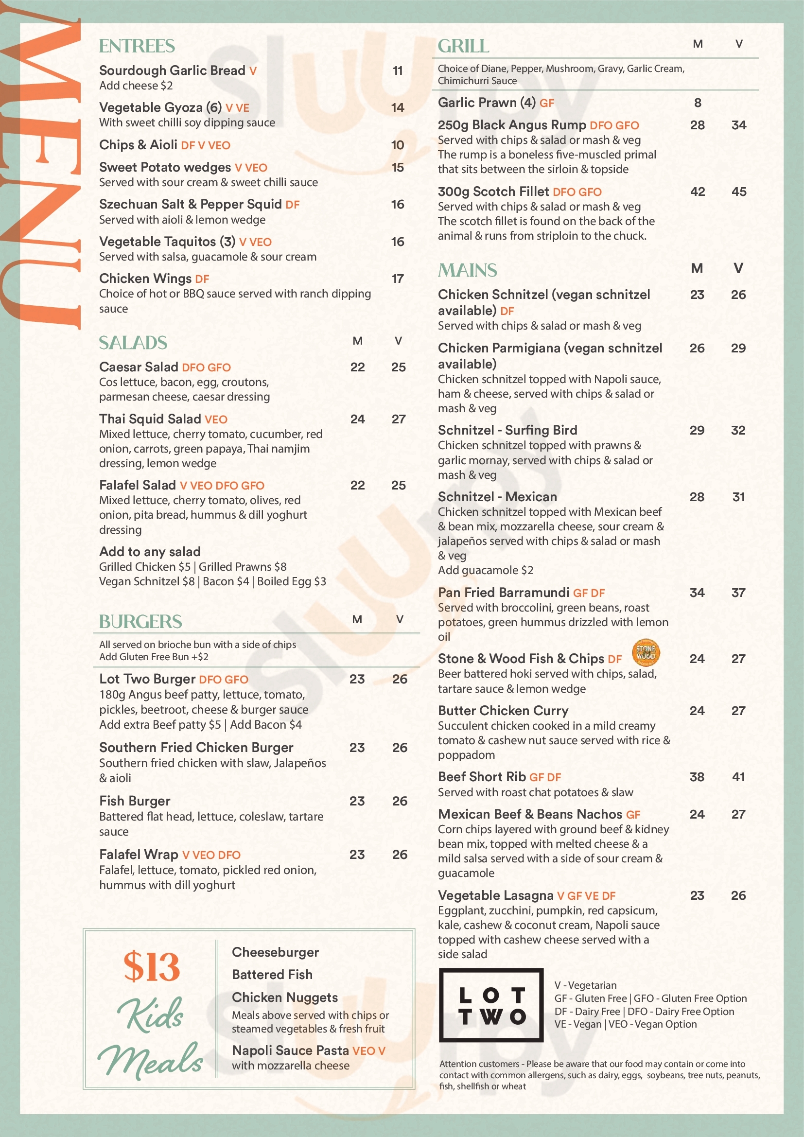 Stars Cafe And Bistro Nowra Menu - 1