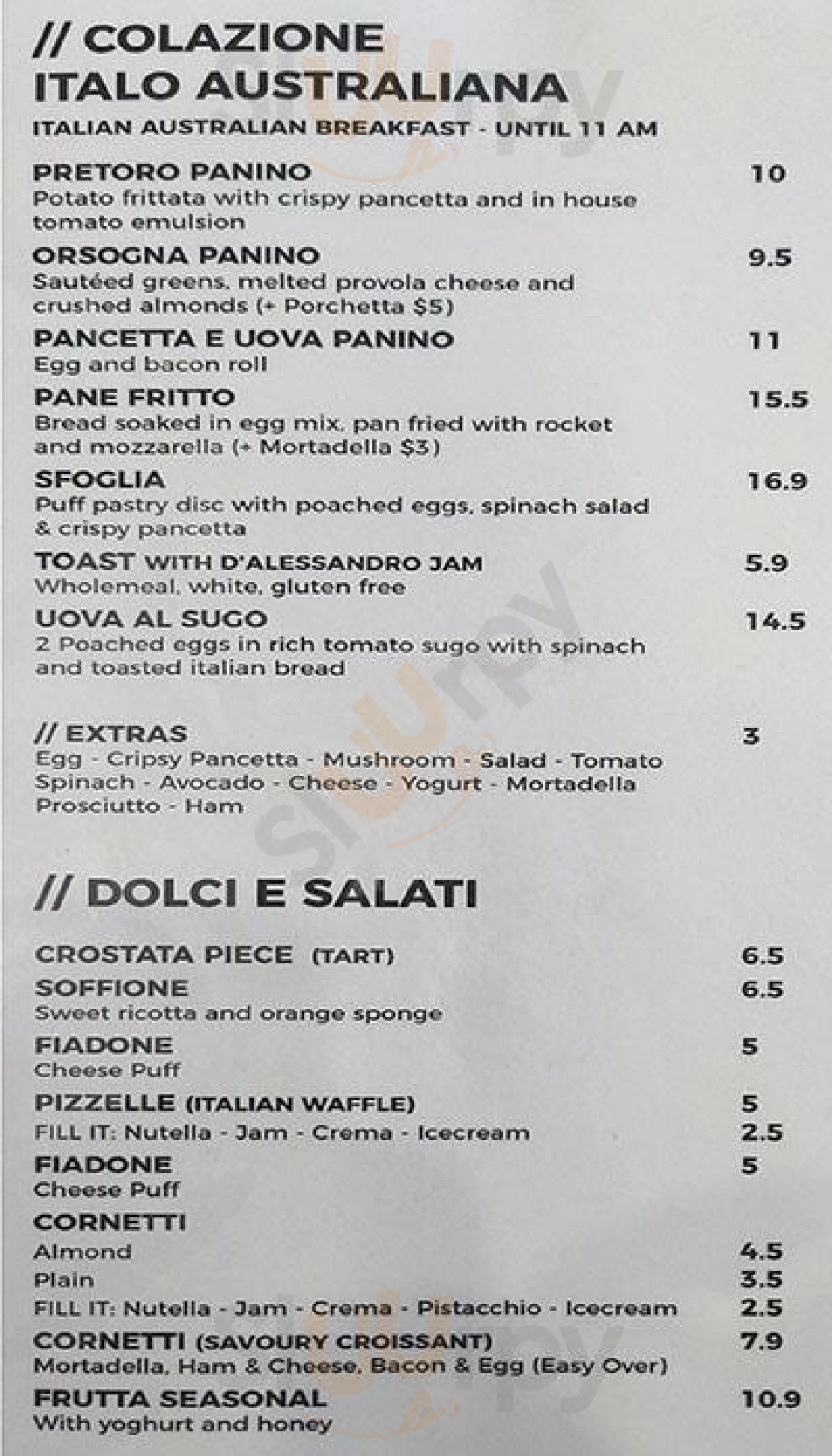 Abruzzo Lab - Arrosticini Bar Epping Menu - 1