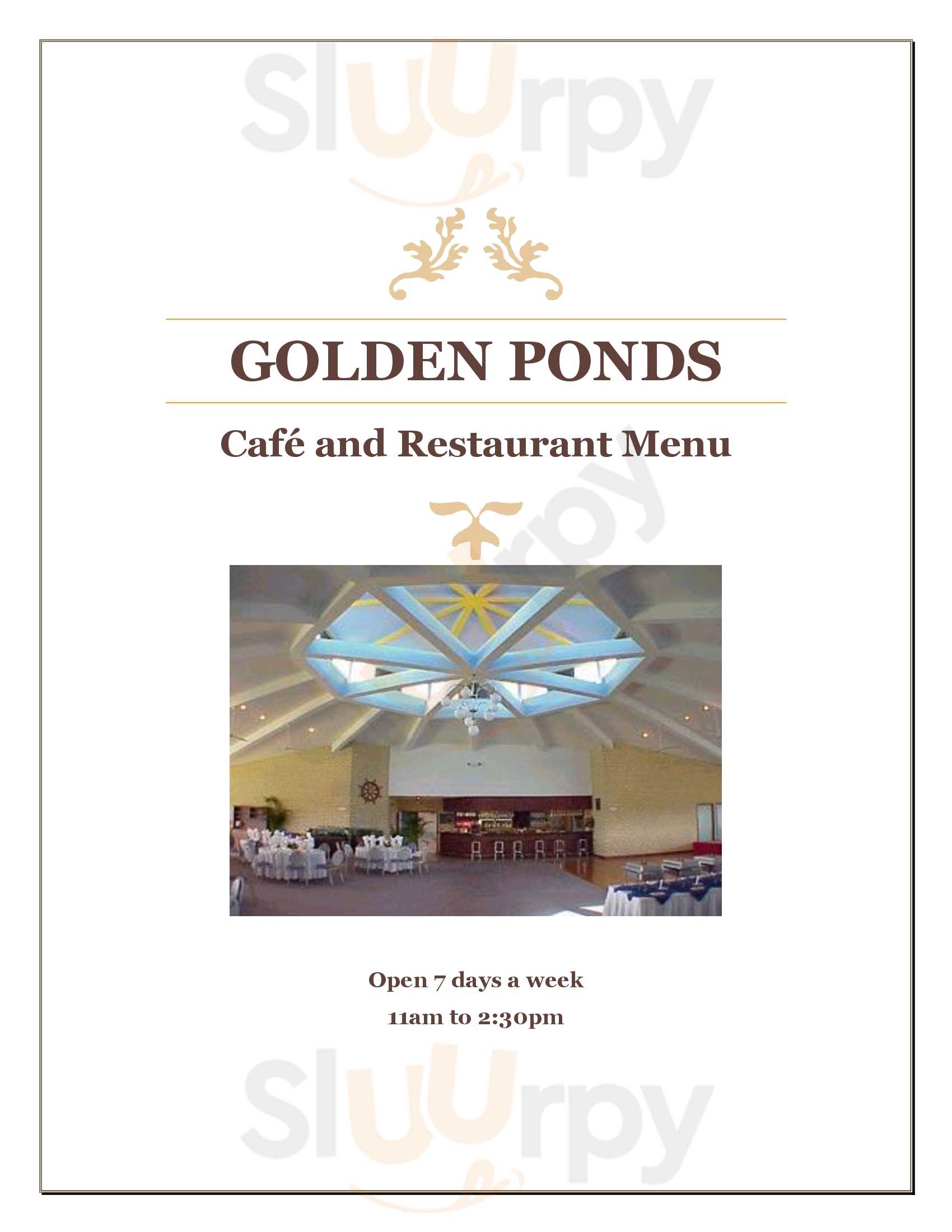 Golden Ponds Restaurant Baldivis Menu - 1