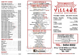 Village Chinese Restaurant