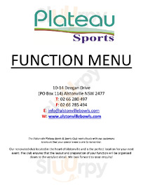 Alstonville Plateau Bowls And Sports Club