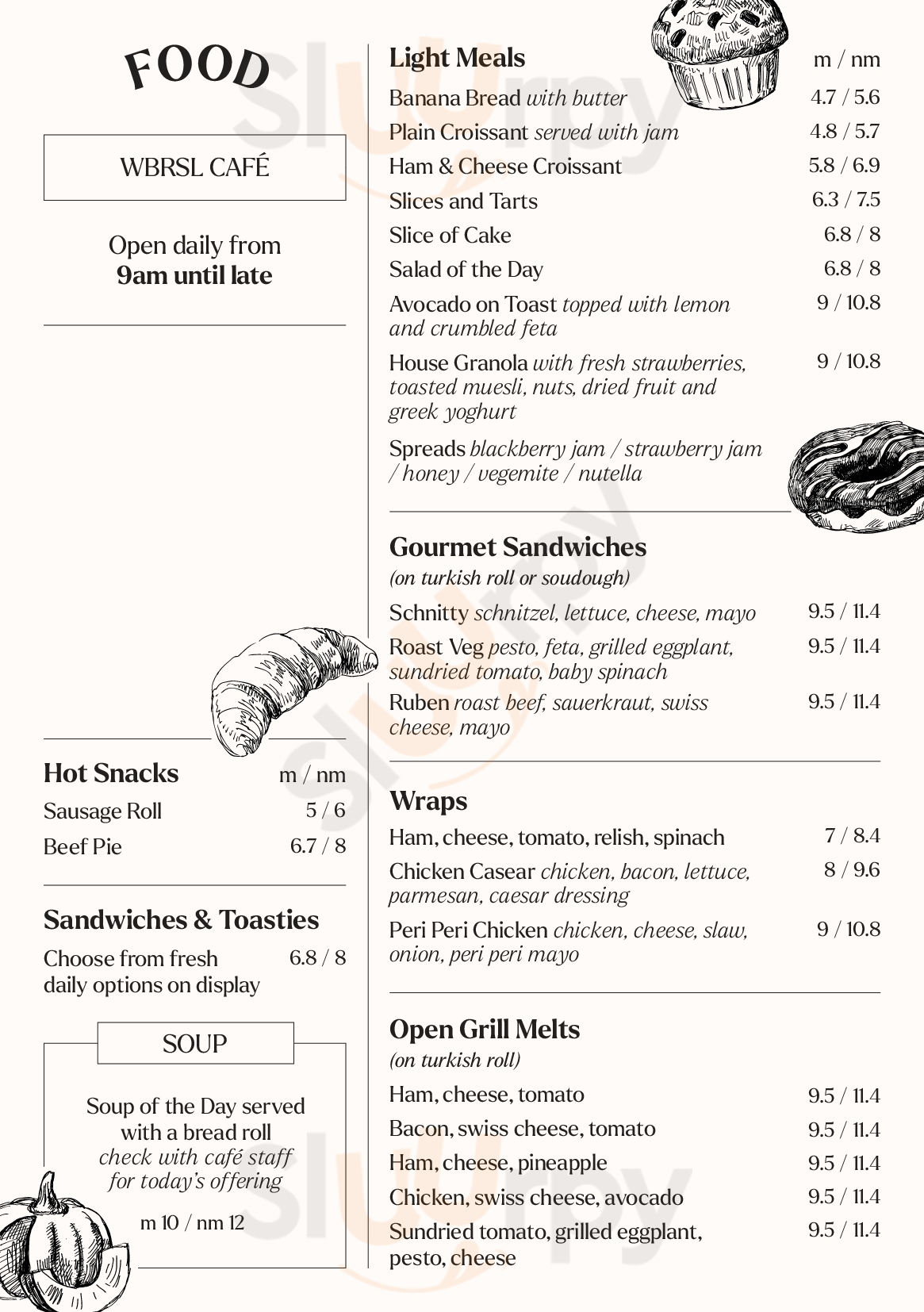 Brasserie Woonona Menu - 1