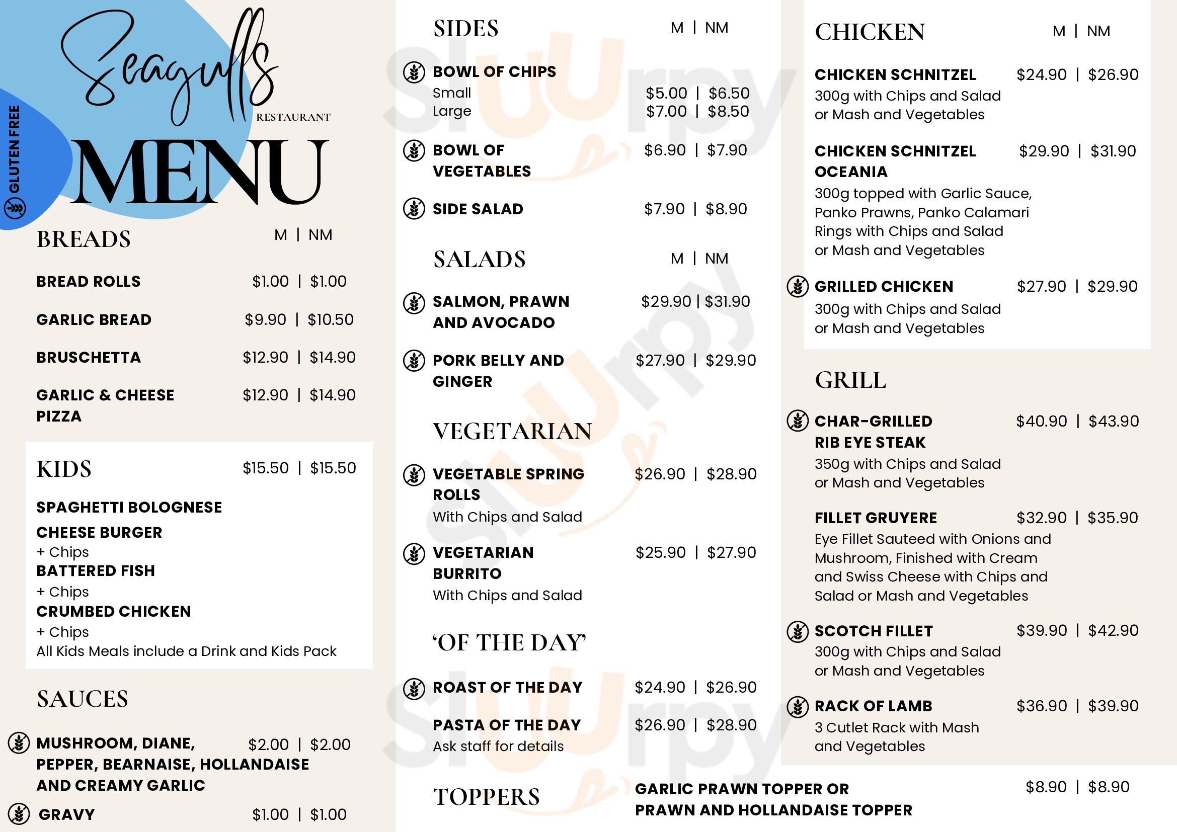 Club North Haven North Haven Menu - 1