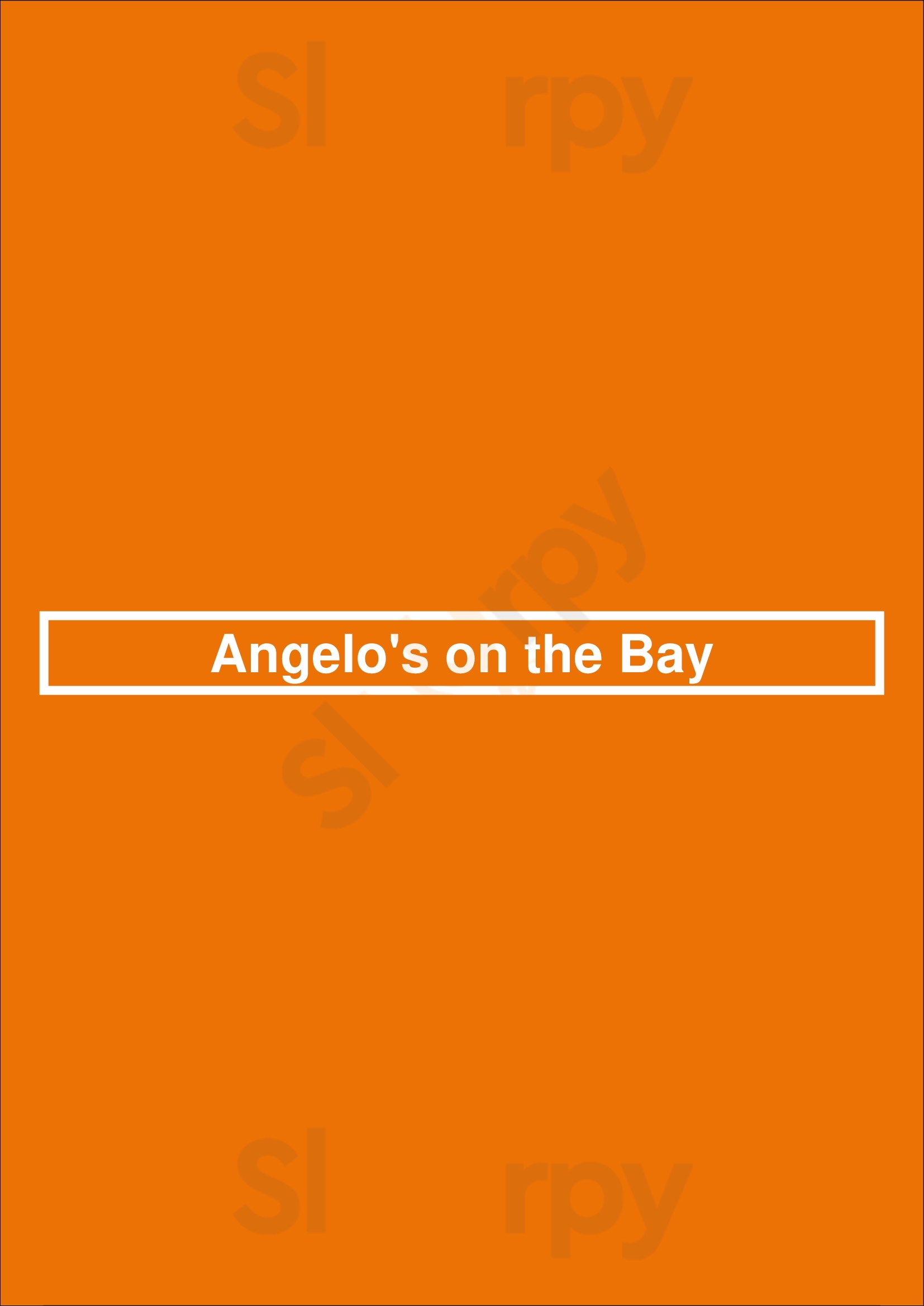 Angelo's On The Bay Cabarita Menu - 1