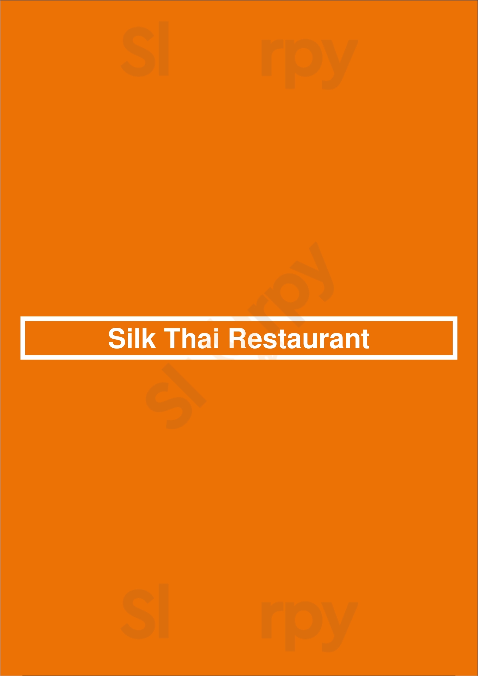 Silk Thai Restaurant Mandurah Menu - 1