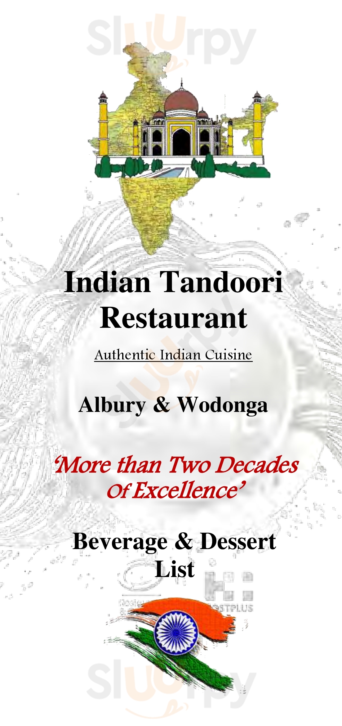 Indian Tandoori Restaurant Albury Menu - 1