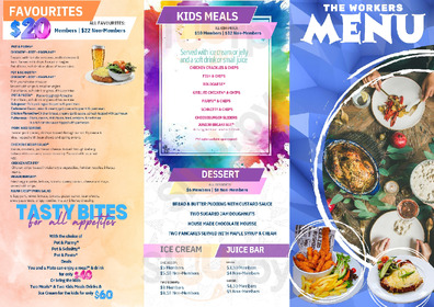 Bistro 121 - Mildura Working Man's Club menu