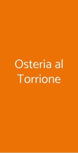 Osteria Al Torrione By Skoj, Poggibonsi